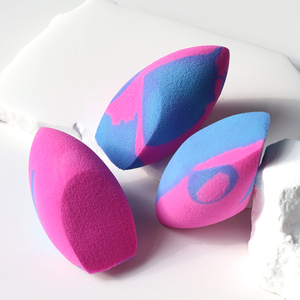 Esponjas <span class=keywords><strong>de</strong></span> <span class=keywords><strong>Maquillaje</strong></span> Moldeadas <span class=keywords><strong>de</strong></span> Color Mármol Mixto en Dos Tonos Rosa <span class=keywords><strong>para</strong></span> Difuminar la <span class=keywords><strong>Base</strong></span> <span class=keywords><strong>de</strong></span> <span class=keywords><strong>Maquillaje</strong></span> - Product Image 1