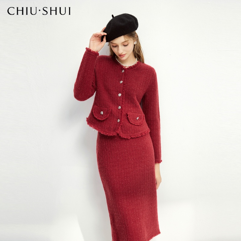 Cardigan Skirt Outfits Stylish 2-Piece Sets for Women