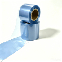 Lámina de PVC Rígido Ecológico Virgen en Rollo, 1mm de Grosor, Alta Transparencia, Material para Termoformado al Vacío, para Hisopos Médicos Desechables