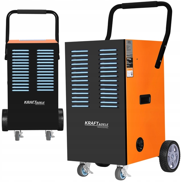 70 L/D 1000W High Quality Industrial Vertical Dehumidifier with Washable Air Filter R290 Refrigerant Electric