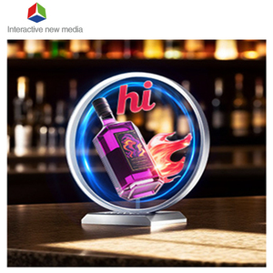 Panneau d'affichage holographique LED double face, boîte à lumière holographique <span class=keywords><strong>3D</strong></span>, angle de vision de 178°, luminosité de 2000 cd, extérieur/intérieur, médical - Product Image 6