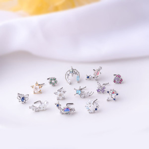 Bijoux <span class=keywords><strong>de</strong></span> corps YW Piercing, <span class=keywords><strong>anneau</strong></span> <span class=keywords><strong>de</strong></span> <span class=keywords><strong>nez</strong></span> <span class=keywords><strong>indien</strong></span> suspendu en acier inoxydable avec breloque, <span class=keywords><strong>anneau</strong></span> <span class=keywords><strong>de</strong></span> <span class=keywords><strong>nez</strong></span> pour femmes, anneaux <span class=keywords><strong>de</strong></span> <span class=keywords><strong>nez</strong></span> et clous - Product Image 2