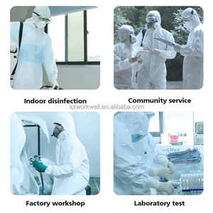 Overol Desechable Blanco WORKWELL En1073 Tyvek 400, Traje de Protección Química Tipo 5/6, Overol de Construcción Microporoso de 50 g/m² - Product Image 6