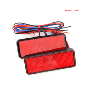 แผ่นสะท้อนแสงป้ายทะเบียนรถ ATV ไฟ LED ด้านหลังตัวสะท้อนแสงเลนส์ LED สำหรับสกู๊ตเตอร์ไฟฟ้า - Product Image 2