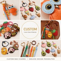 Porte-clés personnalisés avec lettres, fermoir boucle, perles colorées, nœuds décoratifs en tissu, breloques décoratives en forme de cœur et d'insectes