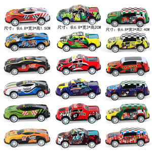 Coche de <span class=keywords><strong>juguete</strong></span> de aleación fundida a presión de dibujos animados, modelo de simulación en miniatura con fricción para niños y niñas, ¡el más vendido! - Product Image 2