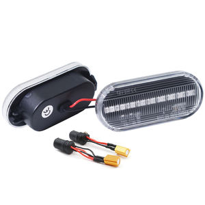 Lot de 2 clignotants latéraux noirs pour Ford C-max Fiesta Mk5 Focus MK2 Fusion Galaxy <span class=keywords><strong>MK1</strong></span> MK2 VW Passat 3B Golf 4 Bora Lupo T5 Sharan - Product Image 1