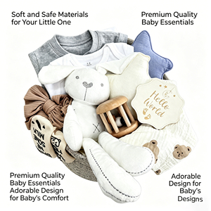 Conjunto de Ropa Casual para Recién Nacido, Caja de Regalo para Baby Shower, Conjunto de 11 Piezas que Incluye Cesta de Regalo con Almacenamiento - Product Image 5
