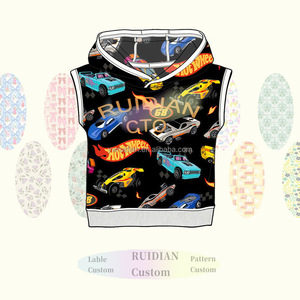 Nouveau T-shirt décontracté pour garçons 2026 en fibre de bambou, <span class=keywords><strong>sans</strong></span> manches, à capuche, <span class=keywords><strong>sweat</strong></span>-shirt, fabrication OEM, impression personnalisée, vente en gros - Product Image 3