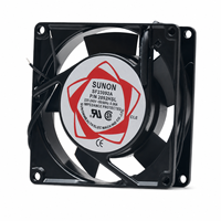 Ventilateur axial de refroidissement SF23092A à haut débit d'air, P/N 2092HSL, 230V, 92x92x25mm, 9225, pour armoire industrielle et boîtier électrique