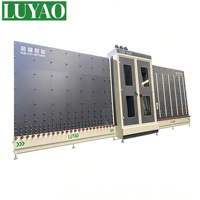 Machine de lavage, de nettoyage et de séchage de verre plat vertical