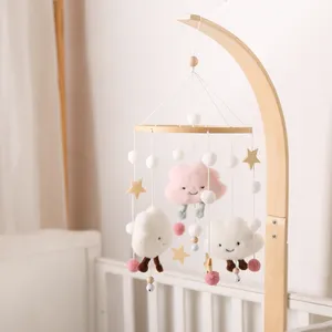 Wholesale Handmade Hanging Toys Nursery Decor Bamboo Baby Mobile Felt For Crib