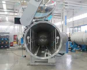 Machine de stérilisation par autoclave Sumpot pour la viande de poulet, de bœuf et le riz en conserve, pour les bouteilles en verre de café et de lait avec sac - Product Image 3