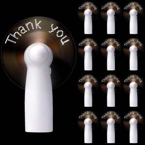 Mini Portable Handy <b>Led</b> Custom Message Battery <b>Fan</b>, Programmable <b>Led</b> Display Handheld Electric <b>Fan</b> - Product Image 1