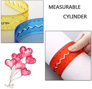 Nuovo righello pieghevole flessibile da 10-350mm 30CM righello professionale <span class=keywords><strong>O</strong></span> Ring righelli in gomma trasparente anti-otturatore - Product Image 5