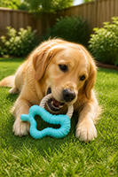 Nuevo Juguete de Goma Biodegradable de Lujo Clásico para Perros, Duradero, con Forma de Fruta y Hongo, para Masticar, con Dispensador de Comida