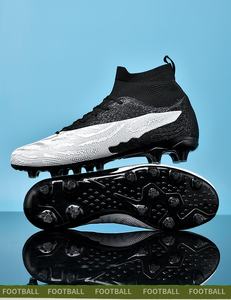 SeeMore Fábrica <span class=keywords><strong>de</strong></span> fabricación <span class=keywords><strong>de</strong></span> zapatos <span class=keywords><strong>de</strong></span> fútbol <span class=keywords><strong>de</strong></span> los hombres <span class=keywords><strong>de</strong></span> encargo al aire libre originales <span class=keywords><strong>de</strong></span> césped Atlético tacos calcetines <span class=keywords><strong>botas</strong></span> para los deportes <span class=keywords><strong>de</strong></span> fútbol - Product Image 2