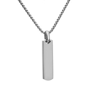 Cadena larga para suéter de hombre, de acero inoxidable con diseño de bambú y letras, estilo hip-hop, versátil, de moda, para venta transfronteriza - Product Image 5