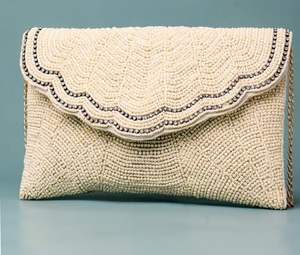 Bolso de Mano con Cuentas de Diseño Elegante y de la Mejor Calidad para Mujer, Ideal para Fiestas y Bodas, al Precio Más Bajo - Product Image 2