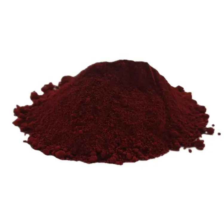 Pigment d'encre rouge d'oxyde de fer en gros d'usine Fe2o3 résistant aux hautes températures pour le béton et les briques de couleur