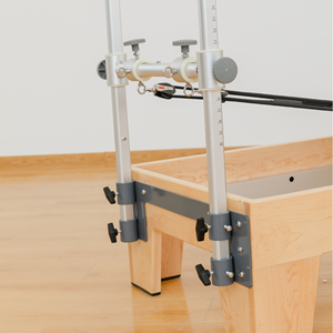 Macchina <span class=keywords><strong>Pilates</strong></span> <span class=keywords><strong>Reformer</strong></span> Regolabile in Legno d'Acero di Alta Qualità e Durevole, Design Ecologico, <span class=keywords><strong>Benefici</strong></span> per la Salute, Garanzia di 5 Anni - Product Image 4