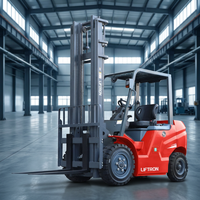 Pabrik Komponen Pracetak Penanganan Material Stabilitas Beban Tinggi Liftron CPD35 3500kg Forklift Listrik Lithium