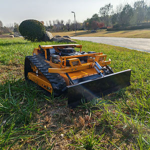 เครื่องตัดหญ้าแบบสายพานคุณภาพสูง ได้รับการรับรองมาตรฐาน CE สำหรับการเกษตร ใช้ได้ทั้งไฟฟ้าและน้ำมันเบนซิน ควบคุมด้วยรีโมทคอนโทรล - Product Image 1