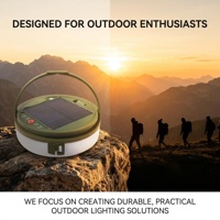 Bande lumineuse LED solaire rechargeable par USB-C, lampe d'ambiance multi-modes, idéale pour le camping, le jardin et la terrasse en extérieur, et en cas d'urgence
