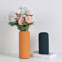 Vase en porcelaine moderne nordique, vases colorés créatifs pour fleurs, décoration de la maison, table, salon, vase en céramique