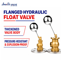 Vanne à flotteur en laiton à bride, type hydraulique, boule flottante en acier inoxydable DN50 DN80, contrôle du niveau d'eau du réservoir