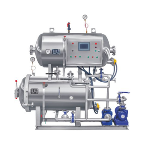 Autoclave à immersion à haute pression à double couche automatique pour les boîtes <span class=keywords><strong>de</strong></span> conserve d'aliments pour animaux <span class=keywords><strong>de</strong></span> compagnie - Product Image 1