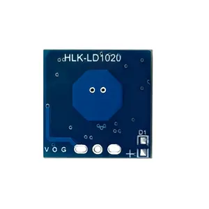 10.525GHzの中心周波数を持つXバンドレーダーチップに基づいて設計されたHLK-LD1020の新しいミニマイクロ/モーションセンシングモジュール