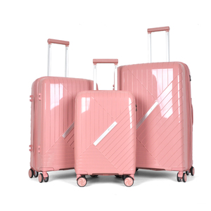 Kongzhongniao Luxury Waterproof <strong>Light</strong> <strong>Weight</strong> 4-Wheel Carry-On Travel <strong>Suitcase</strong> Set PP Trolley - Product Image 3