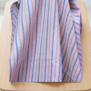Tela de Algodón Khadi Orgánico Tejida a Mano, Peso Medio 105 GSM, Diseño a Rayas, Transpirable, Ecológica, para Camisas de Niños y Niñas - Product Image 1