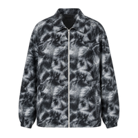Veste en jean rétro pour homme sur mesure OEM ODM, veste décontractée imperméable en polycoton, coupe ample grande taille, vente en gros