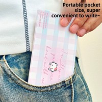 Carnet de planification hebdomadaire personnalisé imprimé, carnet de suivi Kawaii, agenda quotidien non daté personnalisable pour étudiants