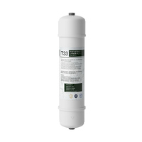 10 pouces 0.2 microns charbon actif bloc sédiment T33 purificateurs d'eau cartouche filtrante