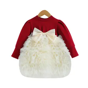 2024 Girl's new baby's one-year-old dress catches weekly clothes children's dress cotton children's princess dress