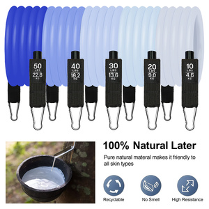 11pcs Resistance Bands Set Latex Elastic Loop Bands with Carry Bag for Strength Training - Product Image 1