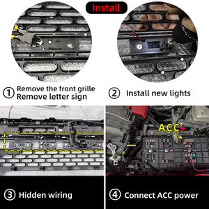 Luz led blanca de parachoques delantero para coche <span class=keywords><strong>ford</strong></span> <span class=keywords><strong>bronco</strong></span>, accesorios de exterior para puerta 2 y 4, 2021, <span class=keywords><strong>2022</strong></span>, 2023 - Product Image 5