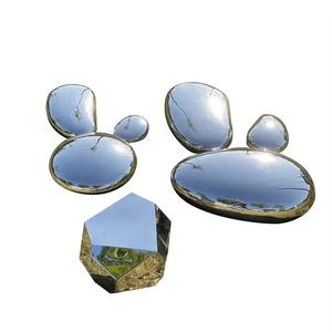 Grande scultura da giardino in metallo piccola scultura decorativa per la casa in acciaio inox Panther scultura domestica - Product Image 6