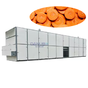 Vegetable Carrot Slice Multi Layer Continuous Mesh Belt Dryer Carrot Slice Process Line - Product Image 1