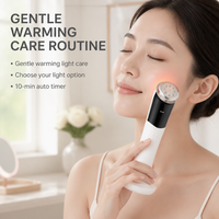 Appareil de beauté infrarouge LED haute énergie, portable, massage manuel, ABS rechargeable, 20 LED rouges, 4 LED vertes, 4 LED oranges, infrarouge 850 nm, chauffant