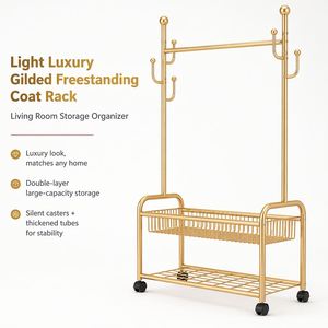 Porte-vêtements en métal robuste pour chambre à coucher, organisateur suspendu, personnalisable avec logo OEM/ODM, vente en gros - Product Image 1
