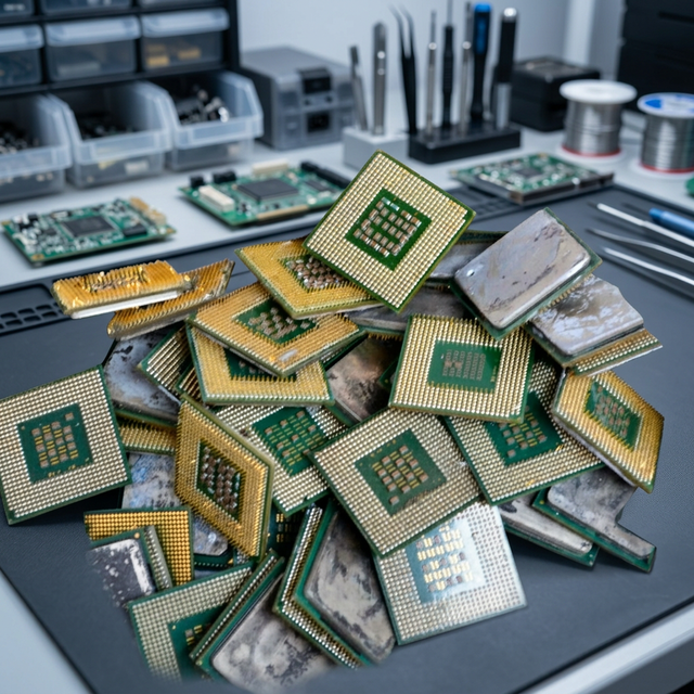 Cheap SCRAP Ceramic Intel Processors  For GOLD Recovery DX2 DX4