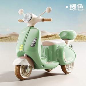 Children Electric Tricycle <b>Rechargeable</b> <b>Battery</b> Powered DC 12V With Lights For Ages 1-6 Years Old - Product Image 3