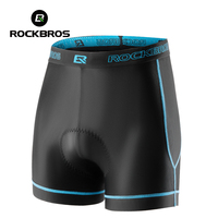 ROCKBROS Sous-vêtements de sport respirants pour homme à séchage rapide, rembourrage de vélo personnalisé, shorts de vélo pour homme