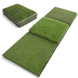 <span class=keywords><strong>Tapis</strong></span> d'entraînement de golf 3 zones (fairway, rough, fringe) 39x17 pouces, surface extra large, 50 tees, pour entraînement intérieur et extérieur - Product Image 1