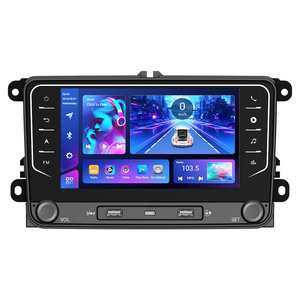 Hot Super Slim 7 inch Android 13.0 đài phát thanh xe <span class=keywords><strong>GPS</strong></span> máy nghe nhạc 2 + 32 gam IPS cảm ứng Knob cho <span class=keywords><strong>VW</strong></span> Passat polo golf - Product Image 1