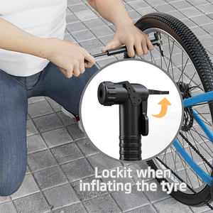 BAIMEI Mini Fahrrad pumpe Hochdruck manometer Handpumpe für Mountainbike für die Fahrrad wartung - Product Image 5